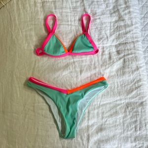SheIn Color Block Bikini - Brand new!